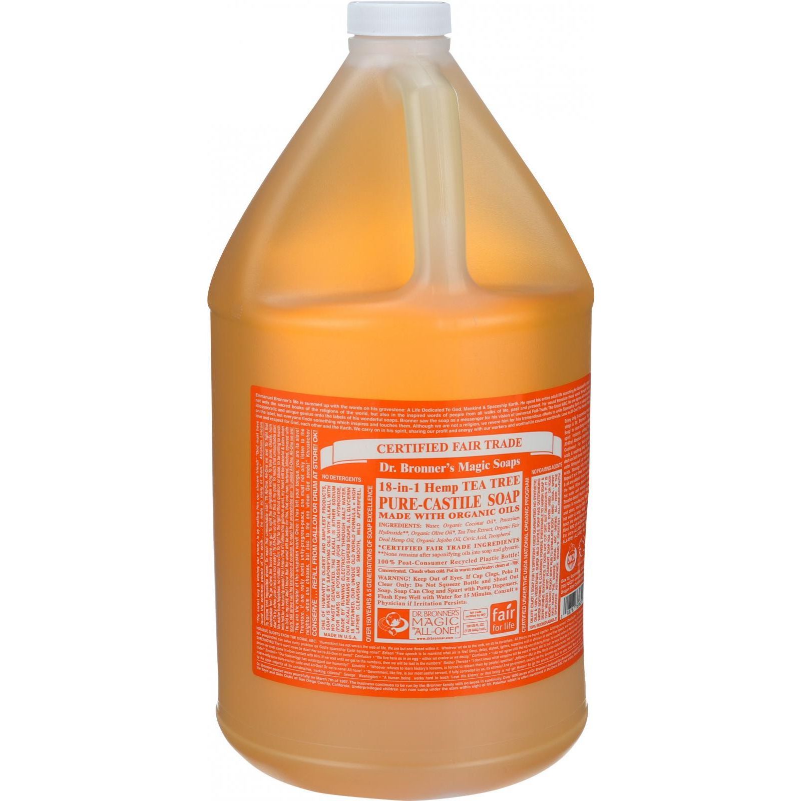 닥터브로너스 [대용량] 매직 리퀴드 솝, 1 Gallon (3,776 ml)