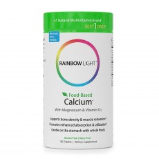 레인보우 라이트, Food Based 칼슘 500 mg, 180 타블렛