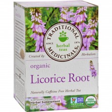 Traditional Medicinals, Organic Licorice Root Tea (유기농 감초 뿌리 차), 16 bag