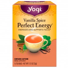 요기 티, Vanilla Spice Perfect Energy, 16 티백