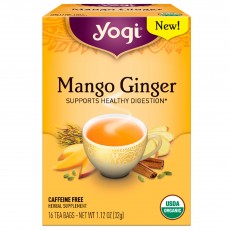 요기 티, Yogi Tea Mango and Ginger, 16 티백