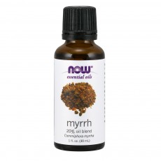 나우 Now, 100% 퓨어, 몰약 Myrrh 에센셜 오일 블렌드, 1 fl oz (30 ml)