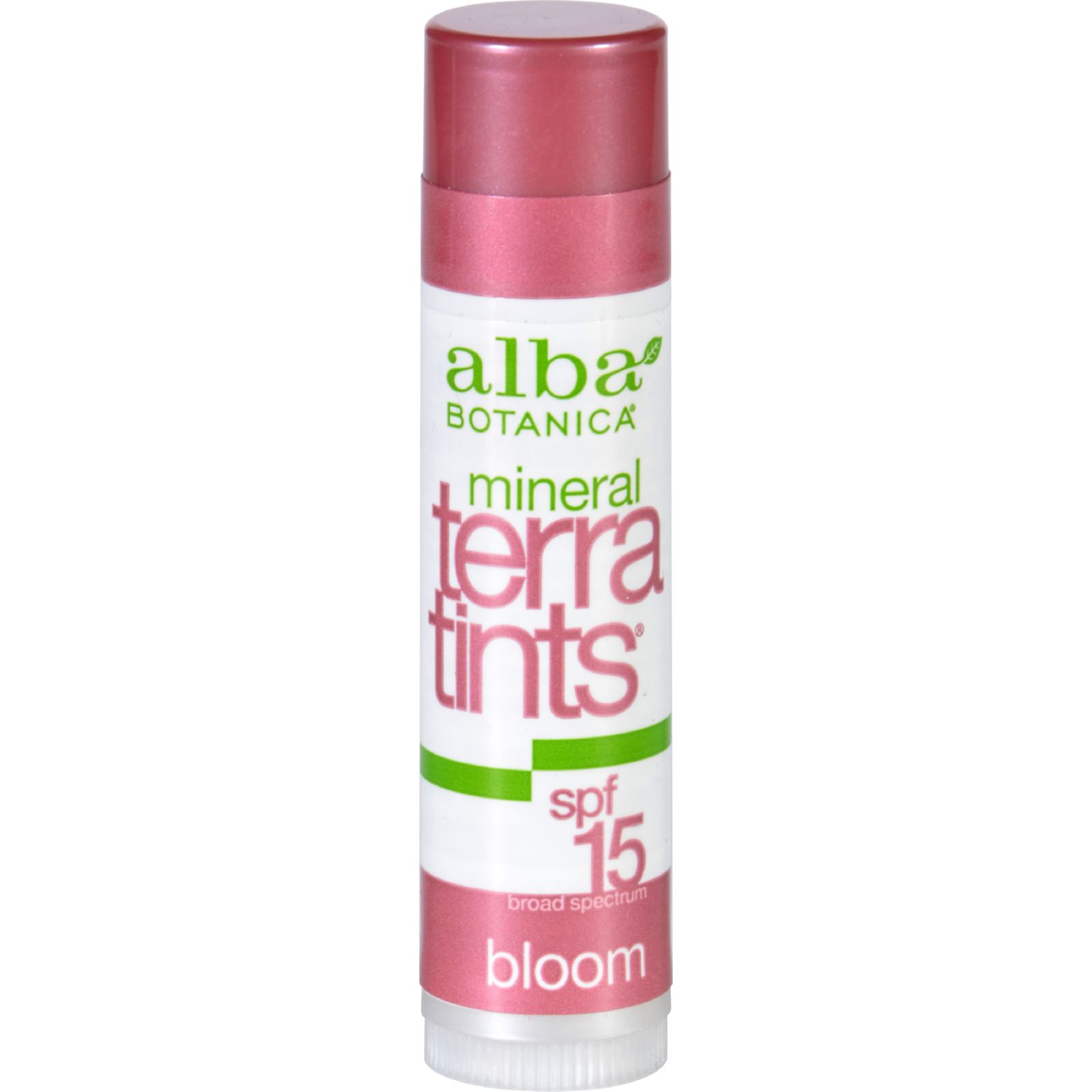 알바 보타니카, 테라 틴트 립밤 SPF 15, Bloom, 0.15 oz (4.2 g)