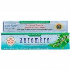 Auromere, 후레쉬 민트 허벌 치약, 4.16 oz (75 ml)