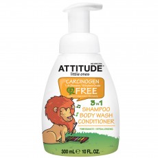 Attitude, 에코 베이비, 3 in 1 샴푸, 바디 워시 & 컨디셔너, Pear Nectar 10 oz (300 ml)