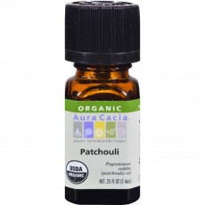 아우라카시아, 에센셜 오일 (Organic Patchouli), .25 fl oz (7.4 ml)