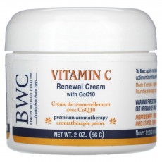 BWC, 비타민 C with coQ10 리뉴얼 크림, 2 oz (50 g)