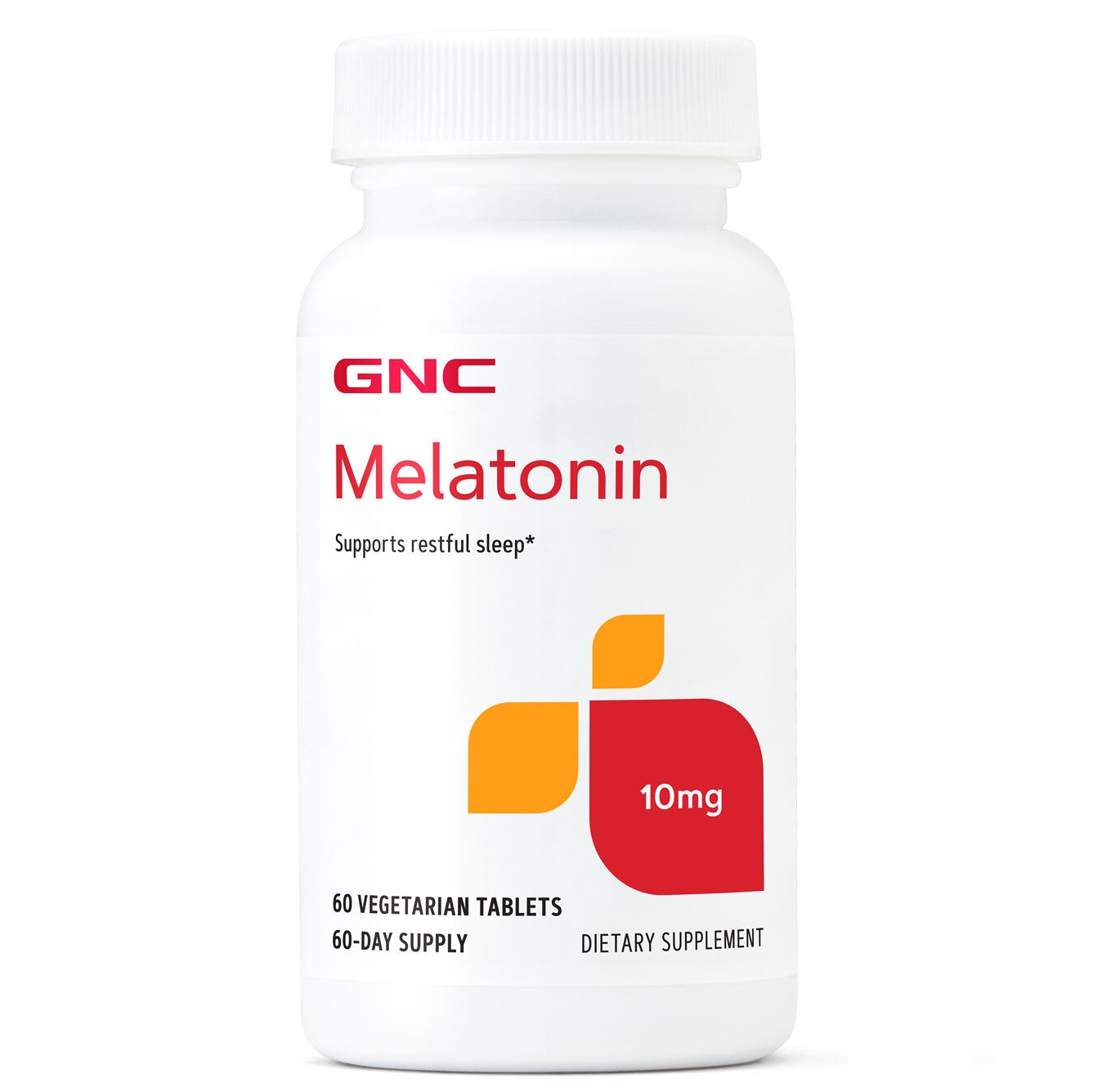GNC, 멜라토닌 10 mg, 60 식물성 타블렛