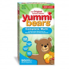 Hero Nutritional, Yummi Bears 컴플리트 멀티 비타민, 천연 과일맛, 90 구미베어