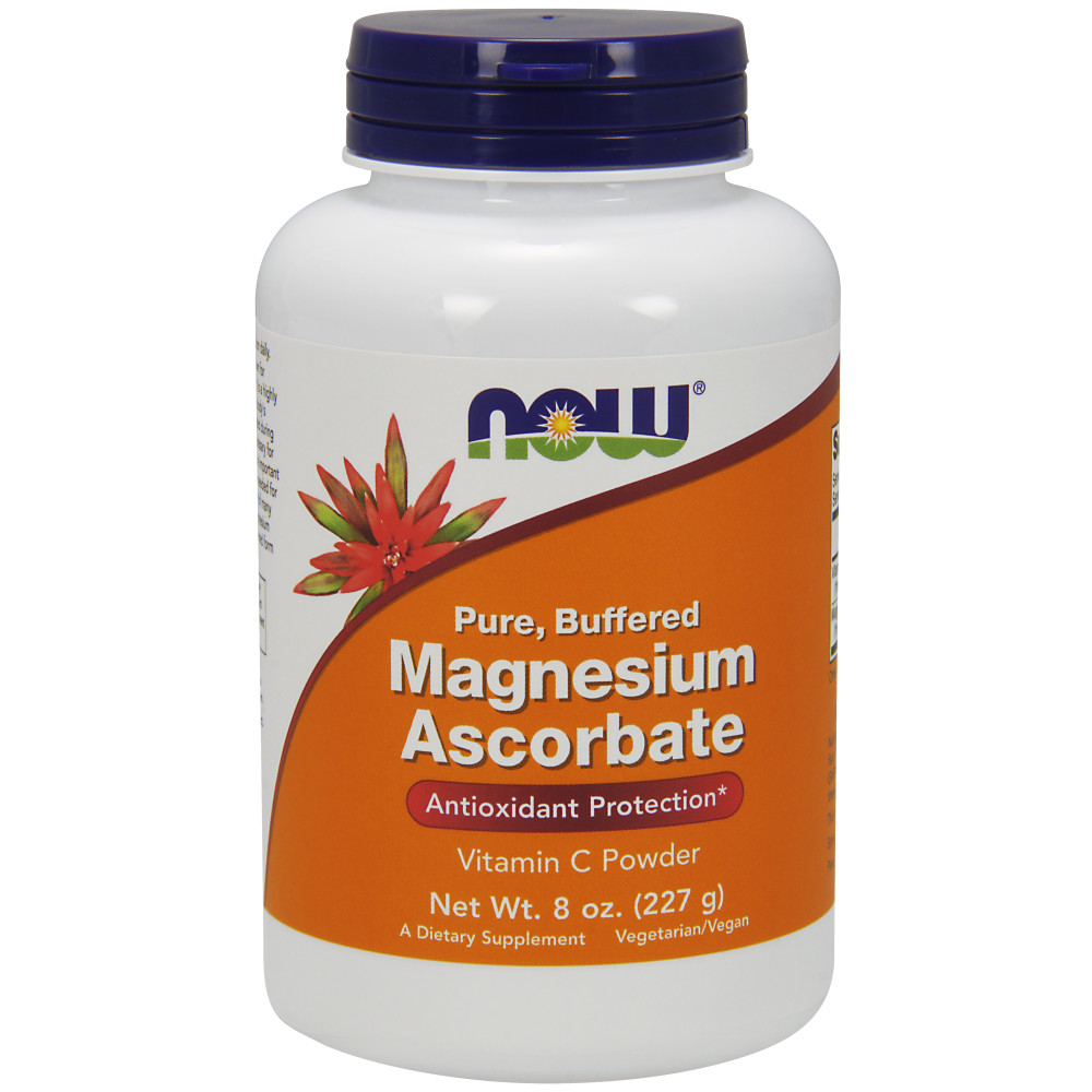 나우 Now, 마그네슘 Ascorbate, 8 oz (227 g)