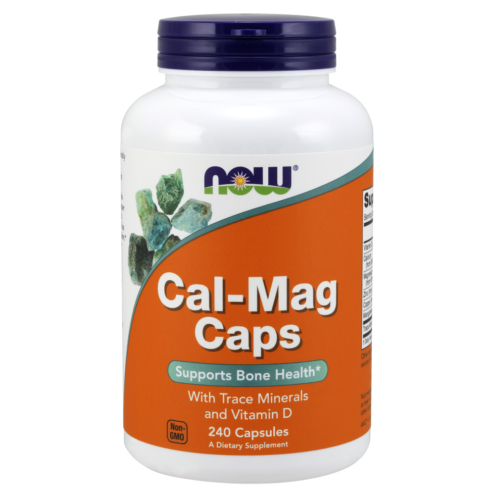  나우 Now, Cal-Mag Caps, 240 캡슐