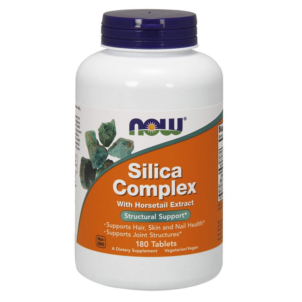  나우 Now, Silica Complex 500 mg, 180 타블렛