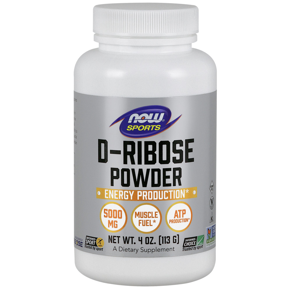  나우 Now, D-Ribose 파우더, 4 oz (113 g)