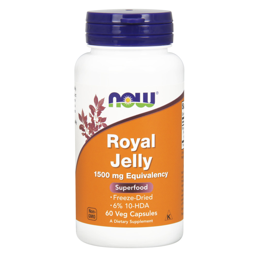  나우 Now, Royal Jelly High Potency, 60 캡슐