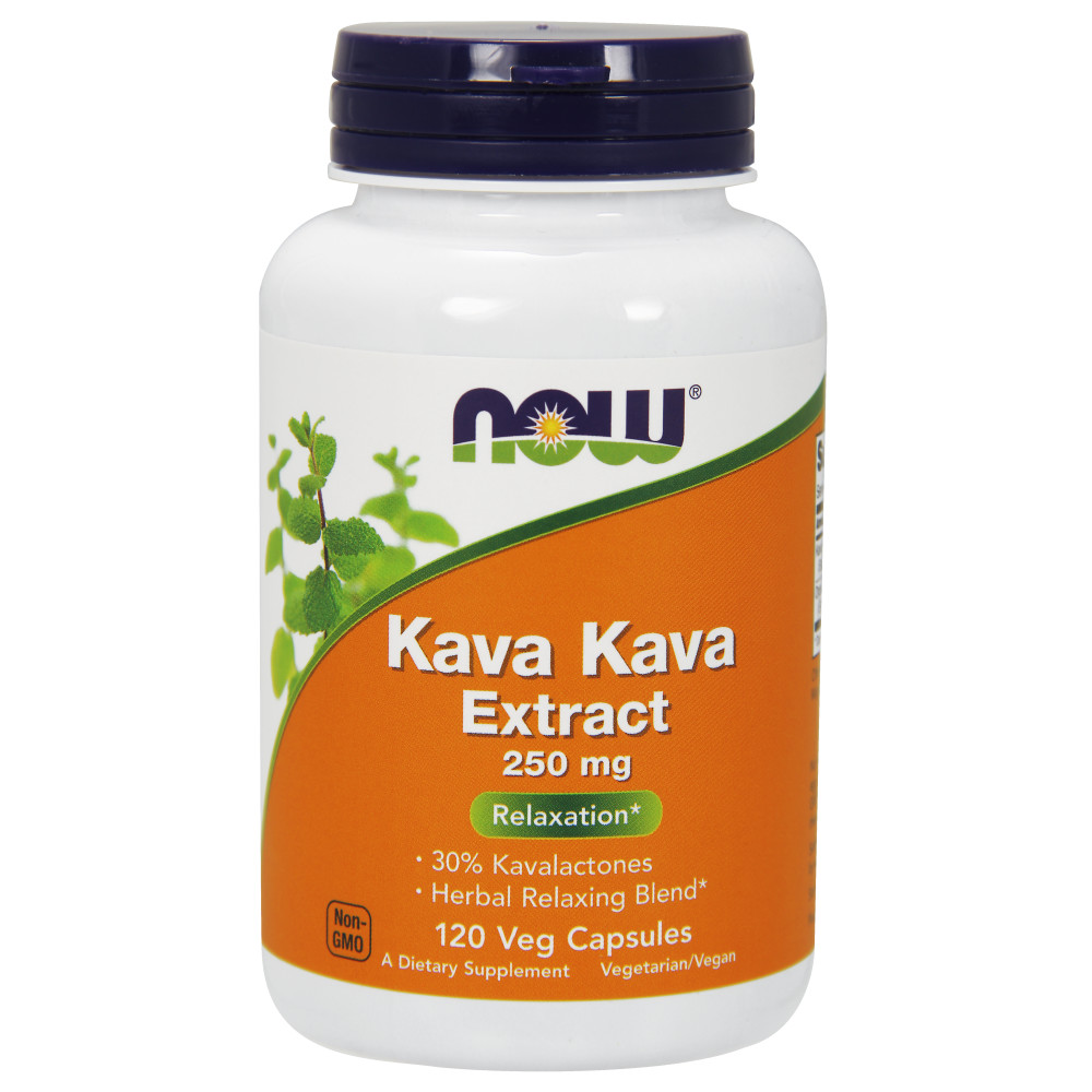  나우 Now, Kava Kava Extract 250 mg, 120 캡슐