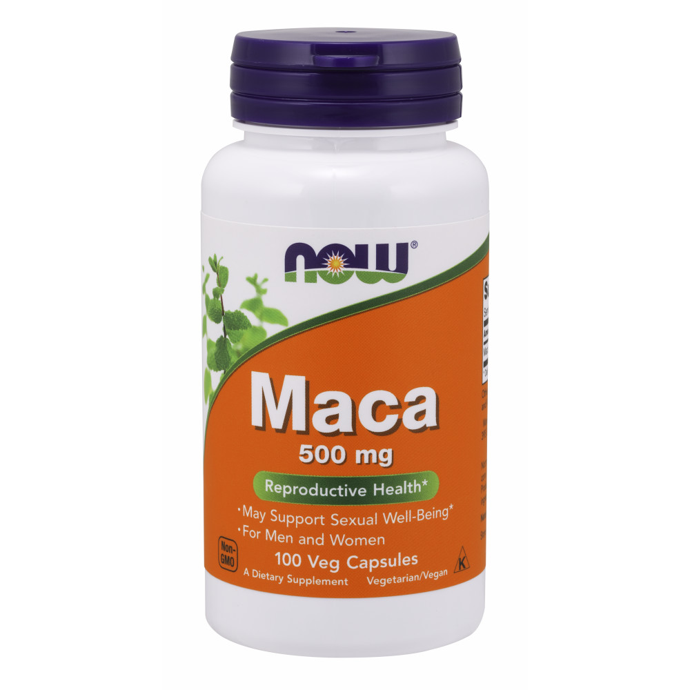  나우 Now, Maca 500 mg, 100 캡슐