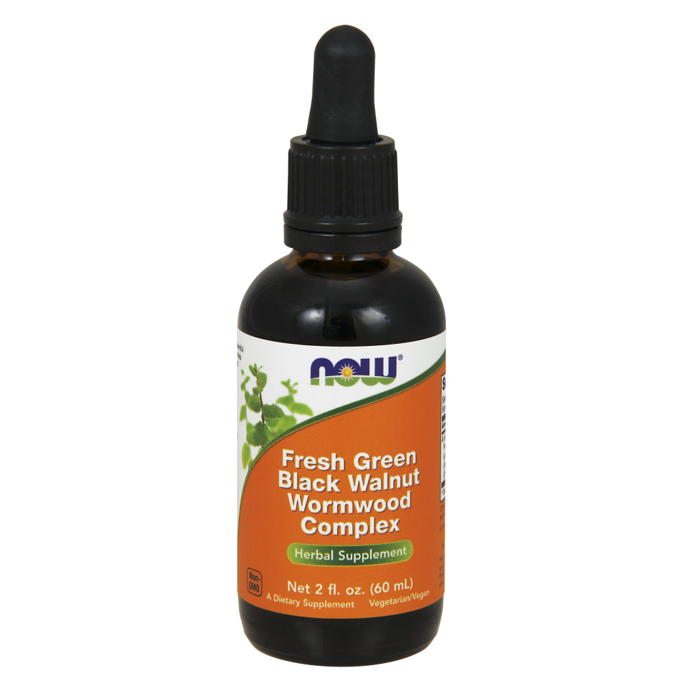  나우 Now, Fresh Green Black Walnut Wormwood Complex, 2 fl oz (60 ml)