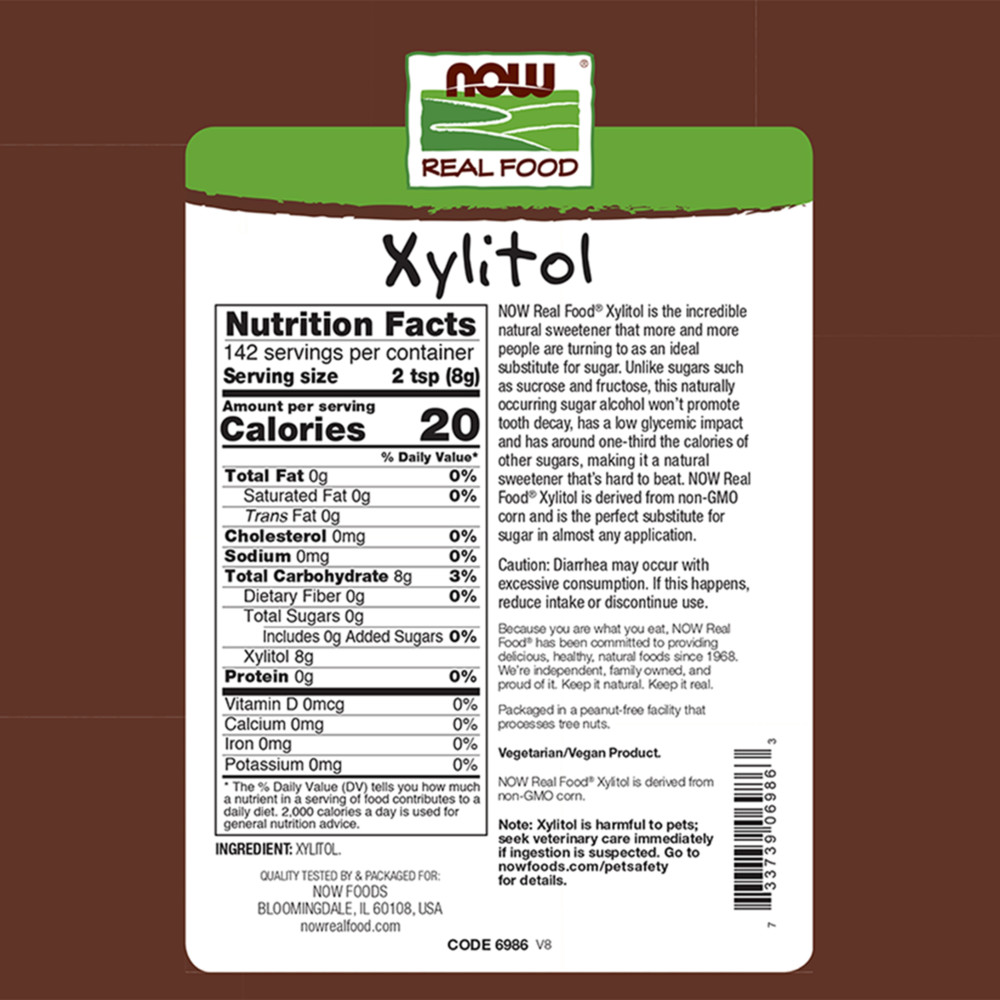  나우 Now, 자일리톨 100% 순수 Natural Sweetener, 2.5 lbs. (1134 g)