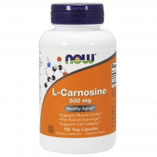  나우 Now, L-카르노신 500 mg, 100 식물성 캡슐