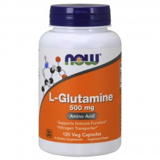  나우 Now, L-글루타민 500 mg, 120 캡슐