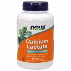  나우 Now, 칼슘 Lactate 10 Grain-650 mg, 250 타블렛