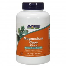  나우 Now, 마그네슘 Caps 400 mg, 180 캡슐