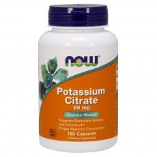  나우 Now, 칼륨 Citrate, 99 mg, 180 캡슐