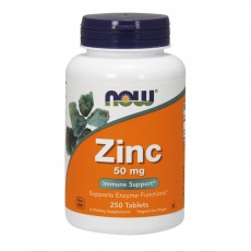  나우 Now, Zinc 50 mg, 250 타블렛