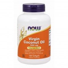  나우 Now, Virgin Coconut Oil 1000 mg, 120 소프트젤