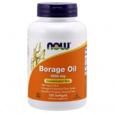  나우 Now, Borage Oil 1000 mg, 120 소프트젤