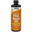  나우 Now, Flax Seed Oil 유기농 인증, 24 fl oz (710 ml)