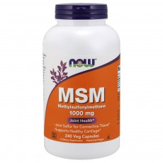 나우 Now, MSM 1000 mg, 240 캡슐