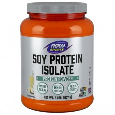  나우 Now, Soy Protein Isolate, Natural Vanilla, 2 lbs. (907 g)