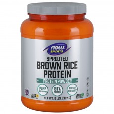  나우 Now, Sports, Sprouted Brown Rice Protein, 2 lbs (907 g)