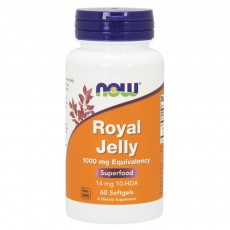  나우 Now, Royal Jelly 1000 mg, 60 소프트젤