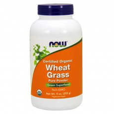  나우 Now, Wheat Grass 유기농 인증, 9 oz (255 g)