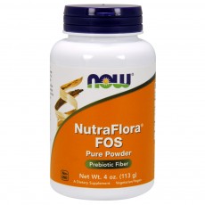  나우 Now, Nutra Flora FOS, 4 oz (113 g)