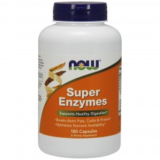  나우 Now, Super Enzymes Caps, 180 캡슐