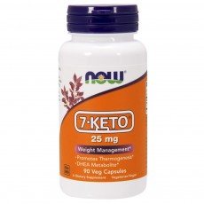 나우 Now, 7-KETO 25 mg, 90 식물성 캡슐