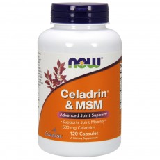 나우 Now, Celadrin & MSM 500 mg, 120 캡슐