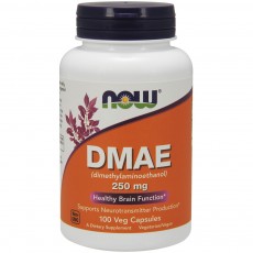  나우 Now, DMAE 250 mg, 100 식물성 캡슐