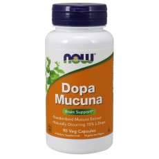  나우 Now, Dopa Mucuna, 90 식물성 캡슐