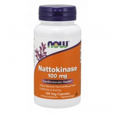  나우 Now, Nattokinase, 100 mg, 120 식물성 캡슐