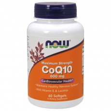나우 Now, CoQ10 600 mg, 60 소프트젤