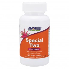 나우 Now, Special Two, Multi 비타민, 120 식물성 캡슐