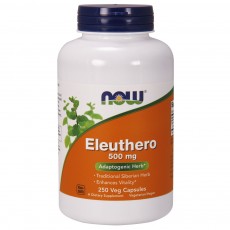  나우 Now, Eleuthero 500 mg, 250 캡슐