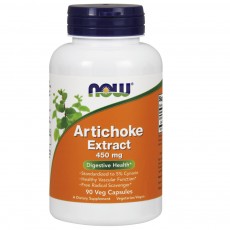  나우 Now, Artichoke Extract 450 mg, 90 식물성 캡슐