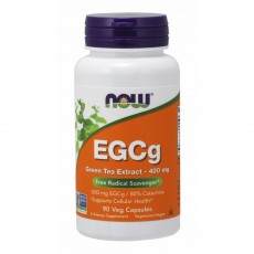  나우 Now, EGCg Green Tea Extract 400 mg, 90 식물성 캡슐