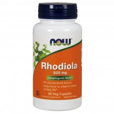  나우 Now, Rhodiola 500 mg, 60 식물성 캡슐