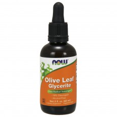  나우 Now, Olive Leaf Glycerite Alcohol Free, 2 fl oz (60 ml)